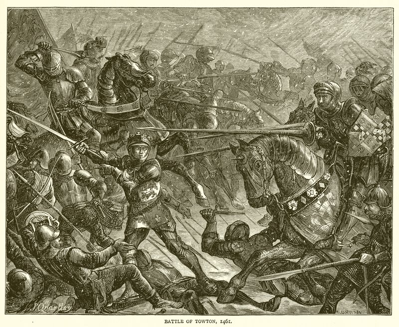 Bitwa pod Towton, 1461 autorstwa English School