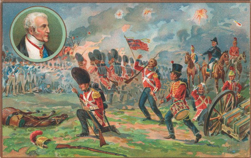 Bitwa pod Waterloo, 18 czerwca 1815 autorstwa English School
