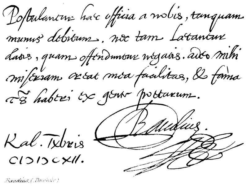 Baudiusz (Dominik) autorstwa English School