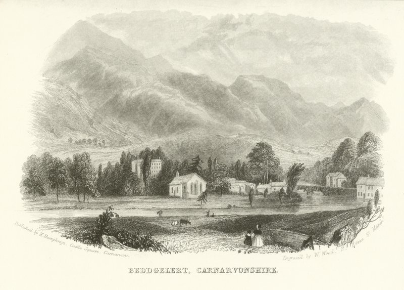 Beddgelert, Carnarvonshire, Walia autorstwa English School
