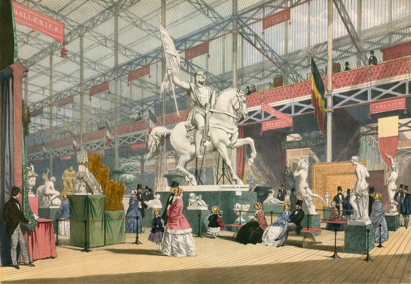 Belgijska sekcja Wielkiej Wystawy 1851 autorstwa English School