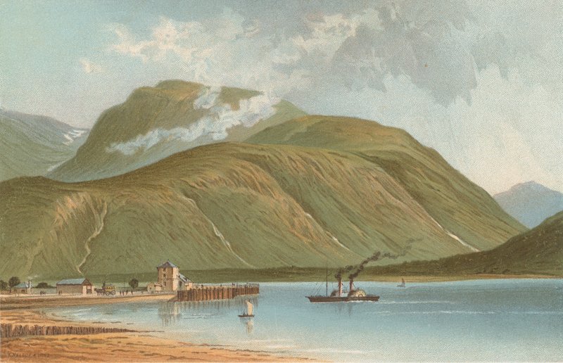 Ben Nevis, z Corpach autorstwa English School