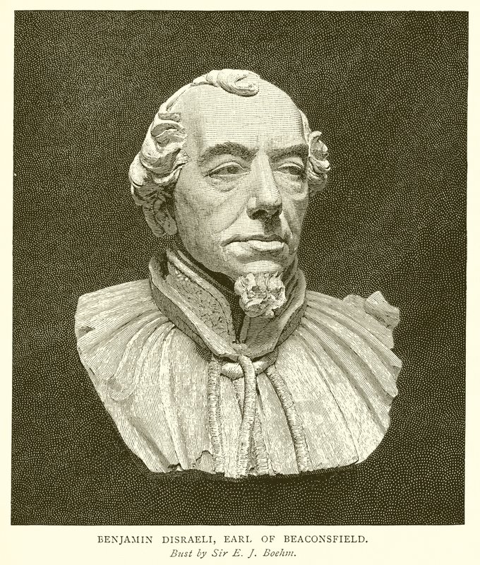 Benjamin Disraeli, hrabia Beaconsfield autorstwa English School