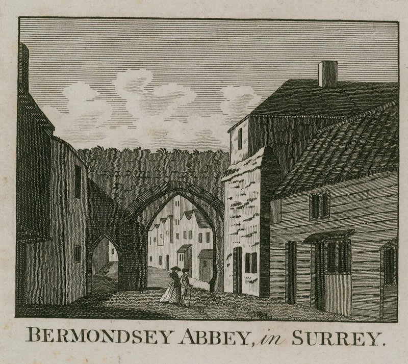 Opactwo Bermondsey w Surrey autorstwa English School