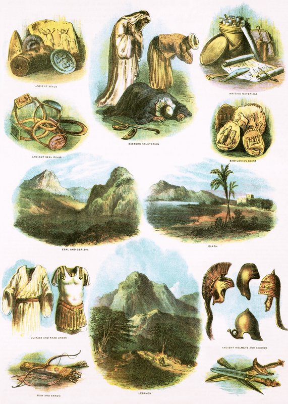 Ilustracje biblijne autorstwa English School