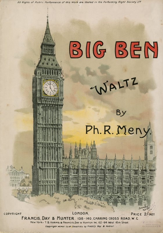 Big Ben Waltz autorstwa Ph R Meny autorstwa English School