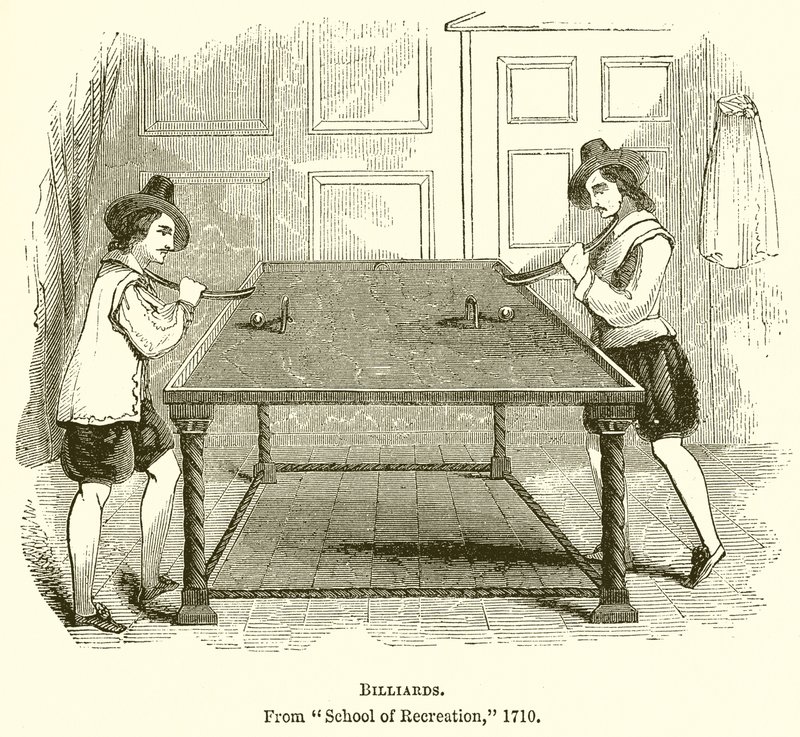 Bilard autorstwa English School