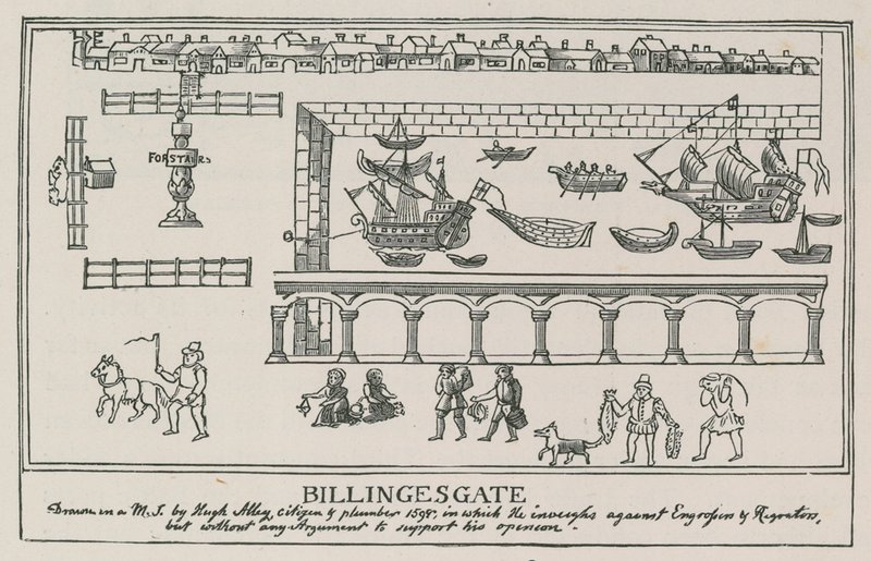 Billingsgate, 1598 autorstwa English School
