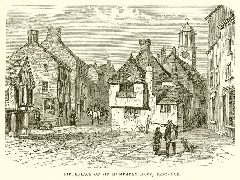Miejsce urodzenia Sir Humphrey Davy, Penzance autorstwa English School