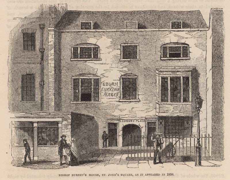 Dom biskupa Burneys, St Johns Square, Clerkenwell autorstwa English School