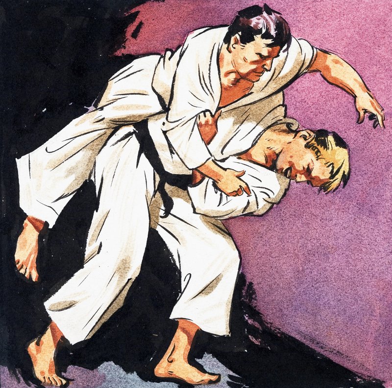 Judo z Czarnym Pasem autorstwa English School