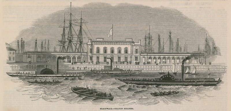 Blackwall Thames Steamer autorstwa English School