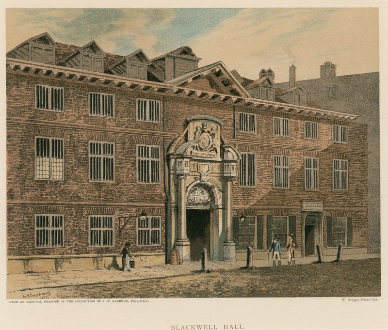 Blackwell Hall, Guildhall, Londyn autorstwa English School