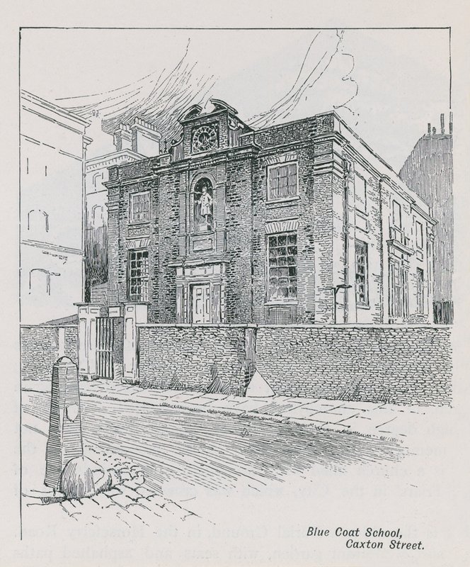 Szkoła Niebieskiego Płaszcza na Caxton Street autorstwa English School