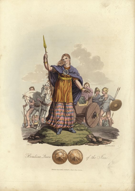 Boadicea, królowa Icenów autorstwa English School