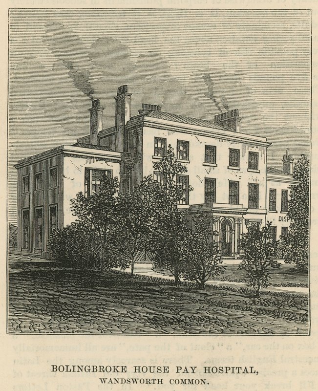 Bolingbroke House Pay Hospital, Wandsworth Common, Londyn autorstwa English School