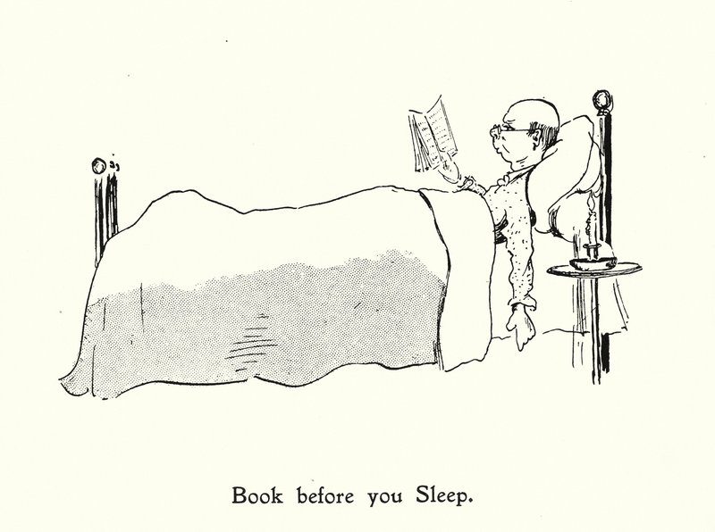 Book Before You Sleep; Look Before You Leap (litografia) autorstwa English School