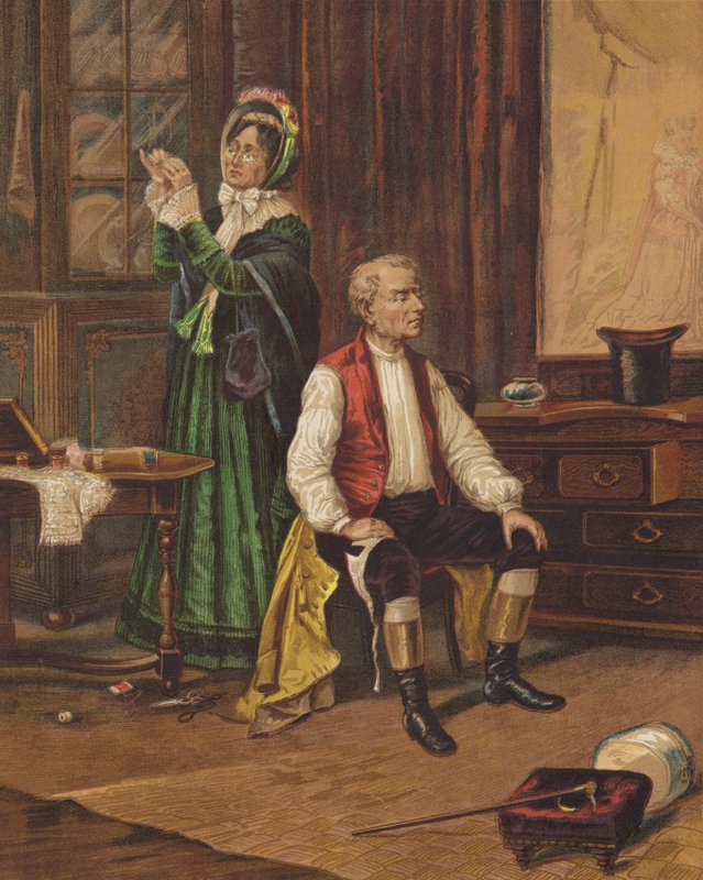 Przeszkadzać przyciskom! (chromolitho) autorstwa English School
