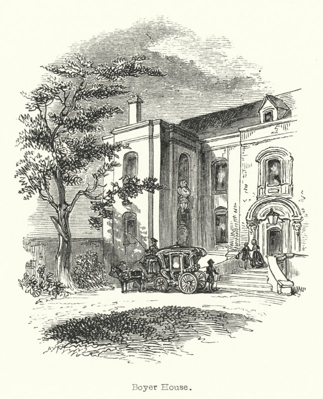 Dom Boyera (grawerowanie) autorstwa English School