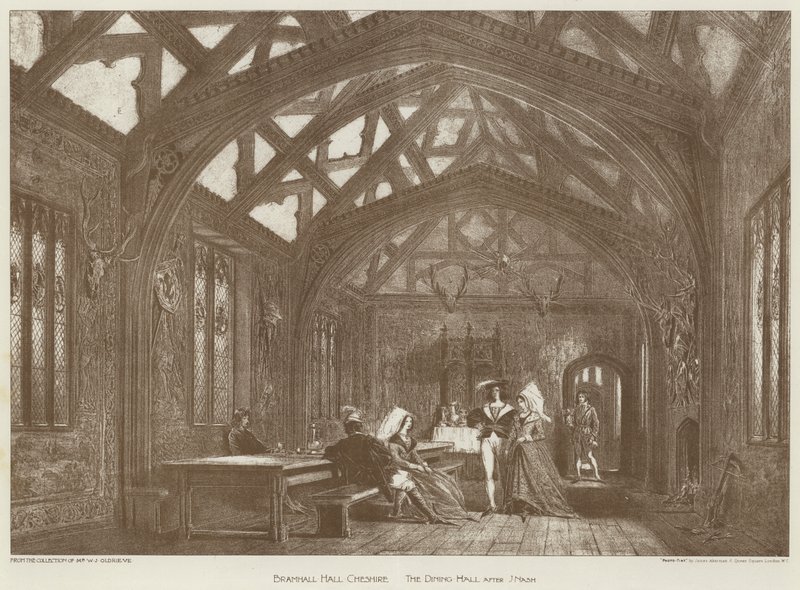 Bramhall Hall, Cheshire, Jadalnia (lito) autorstwa English School