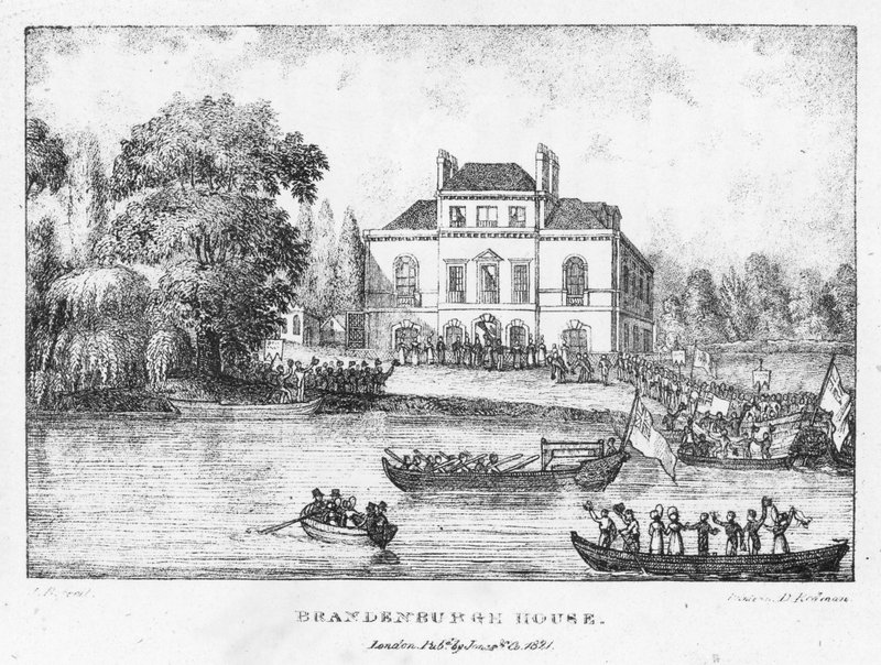 Dom Brandenburski, Londyn (grafika) autorstwa English School