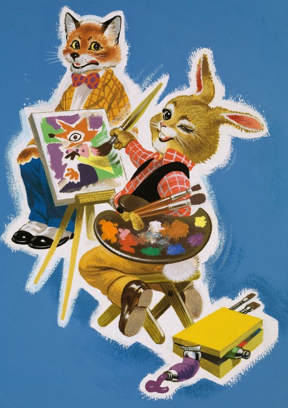 Brer Rabbit i Brer Fox autorstwa English School
