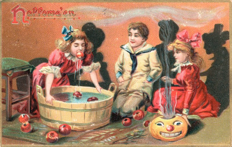 Brytyjska karta Halloween autorstwa English School