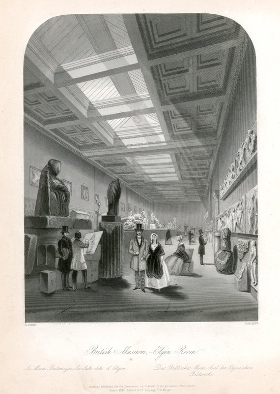 Muzeum Brytyjskie – Sala Elgina autorstwa English School