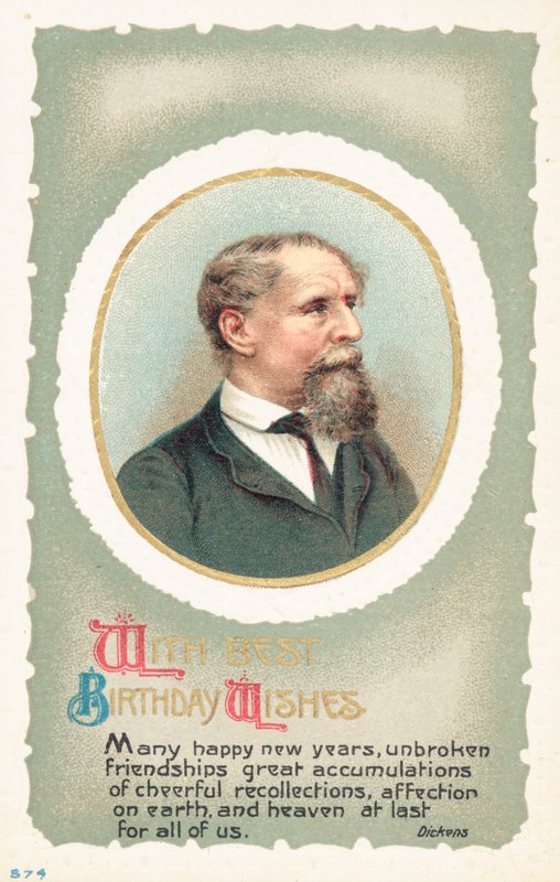 Brytyjska kartka urodzinowa autorstwa English School
