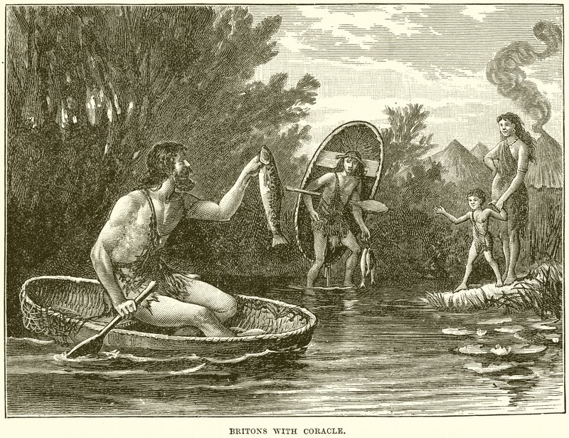 Brytyjczycy z Coracle autorstwa English School