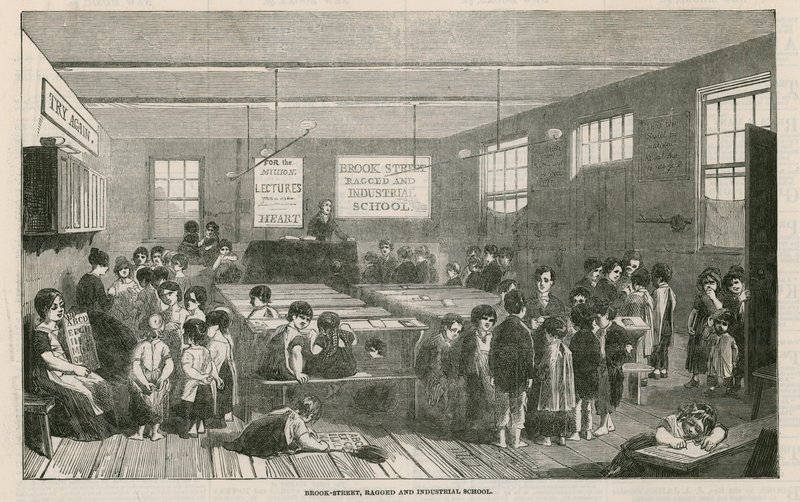 Brook Street, Ragged and Industrial School autorstwa English School