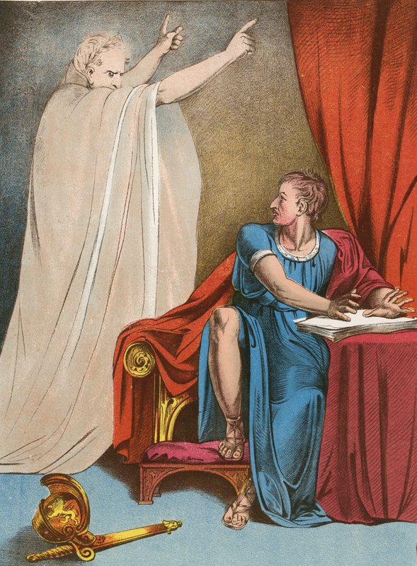Brutus i duch Juliusza Cezara autorstwa English School