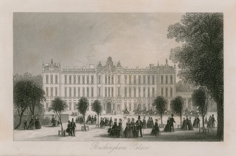 Pałac Buckingham autorstwa English School