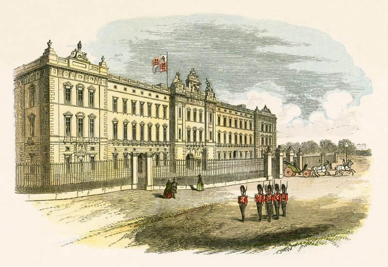 Pałac Buckingham autorstwa English School