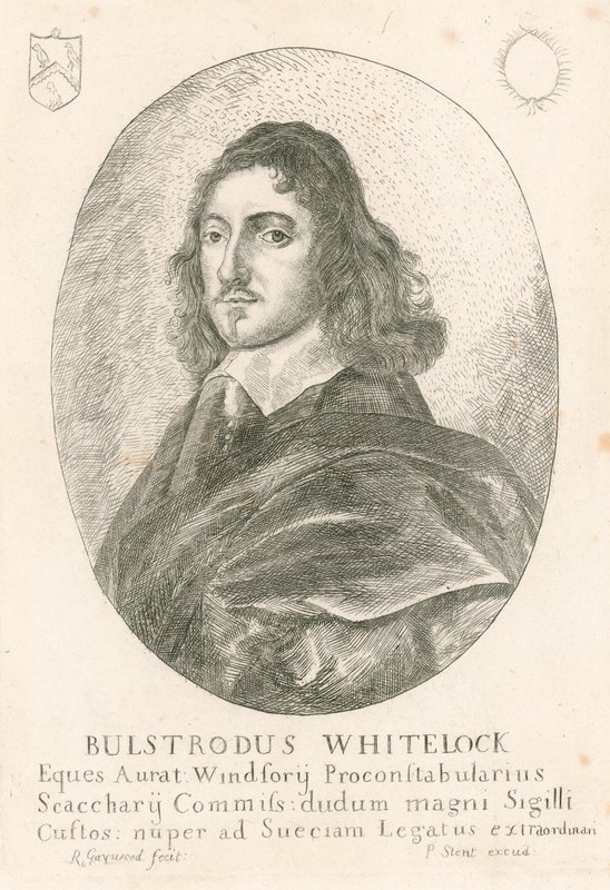 Bulstrode Whitelock (1605-75), komisarz Wielkiej Pieczęci pod Cromwellem autorstwa English School