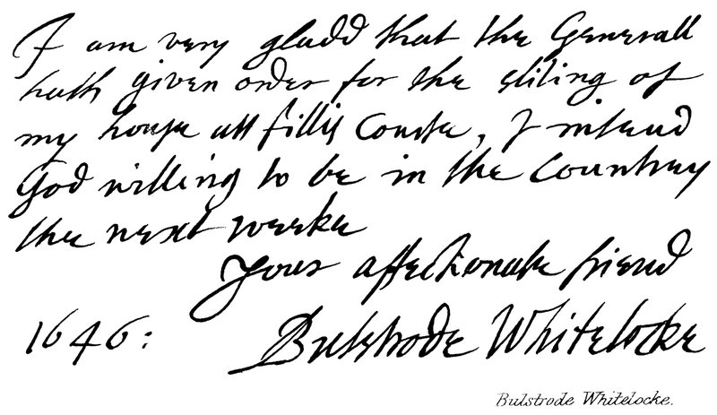 Bulstrode Whitelocke autorstwa English School