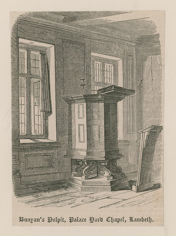 Bunyans Ambona, Palace Yard Chapel, Lambeth autorstwa English School