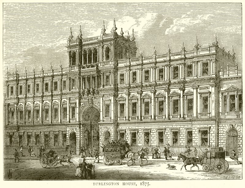 Dom w Burlington, 1875 autorstwa English School