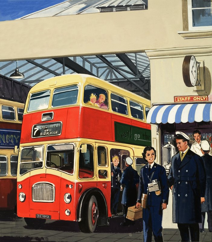 Kierowcy autobusów i konduktorzy autorstwa English School