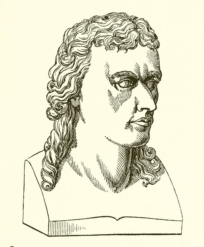 Popiersie Schillera autorstwa Danneckera autorstwa English School