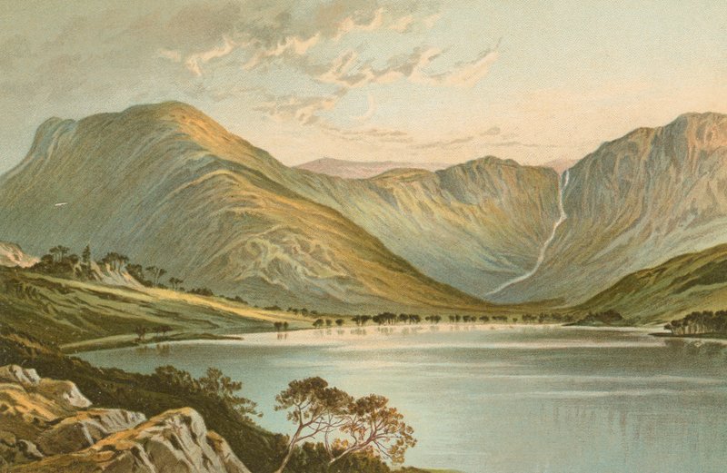 Buttermere i Honister autorstwa English School