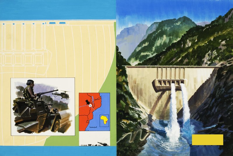 Cabora-Bassa Dam autorstwa English School