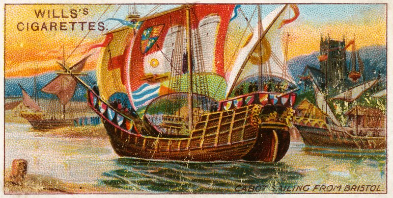 Cabot płynący z Bristolu autorstwa English School