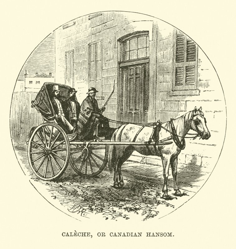 Caleche, czyli kanadyjski Hansom autorstwa English School