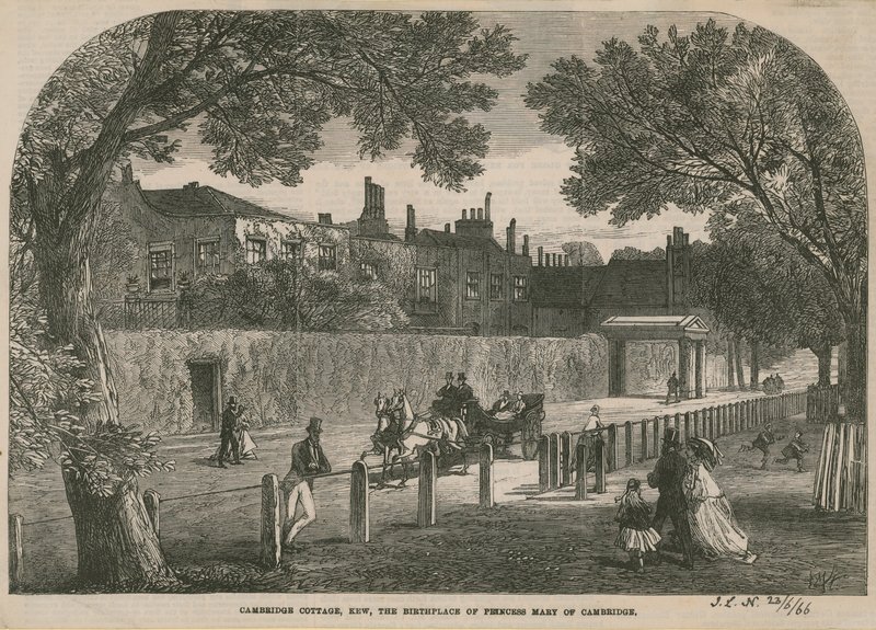 Cambridge Cottage, Kew, miejsce narodzin księżnej Marii z Cambridge autorstwa English School