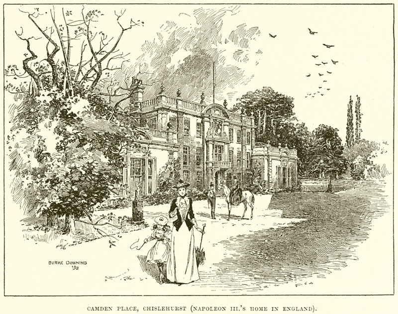 Camden Place, Chislehurst (Dom Napoleona III w Anglii) autorstwa English School