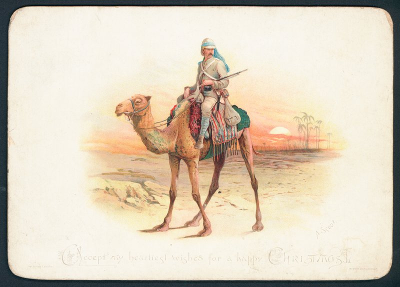 Kartka świąteczna Camel Corps autorstwa English School