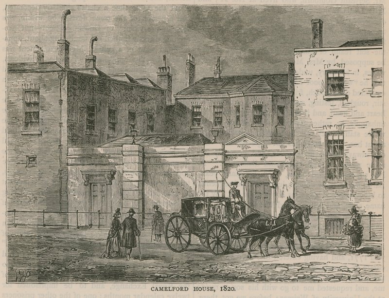 Camelford House, Londyn, 1820 autorstwa English School