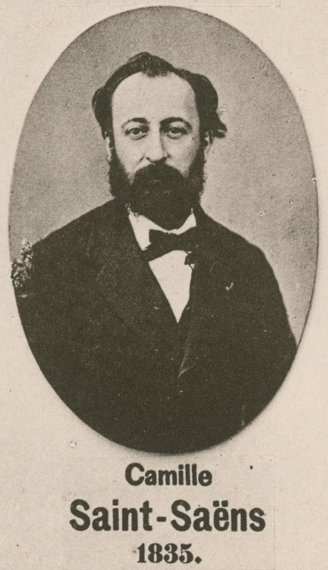 Camille Saint-Saens (grawerunek) autorstwa English School