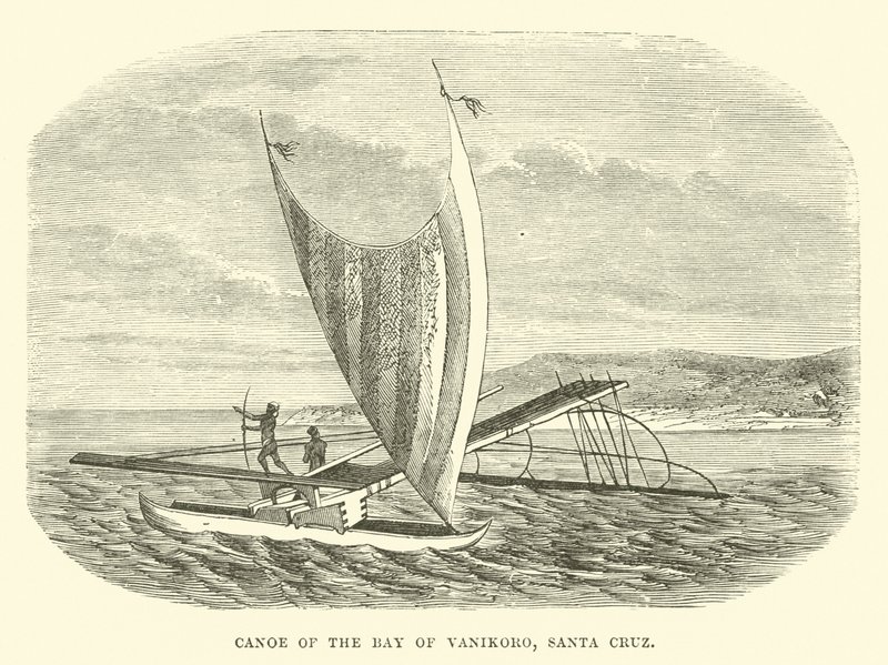 Kajak Zatoki Vanikoro, Santa Cruz autorstwa English School